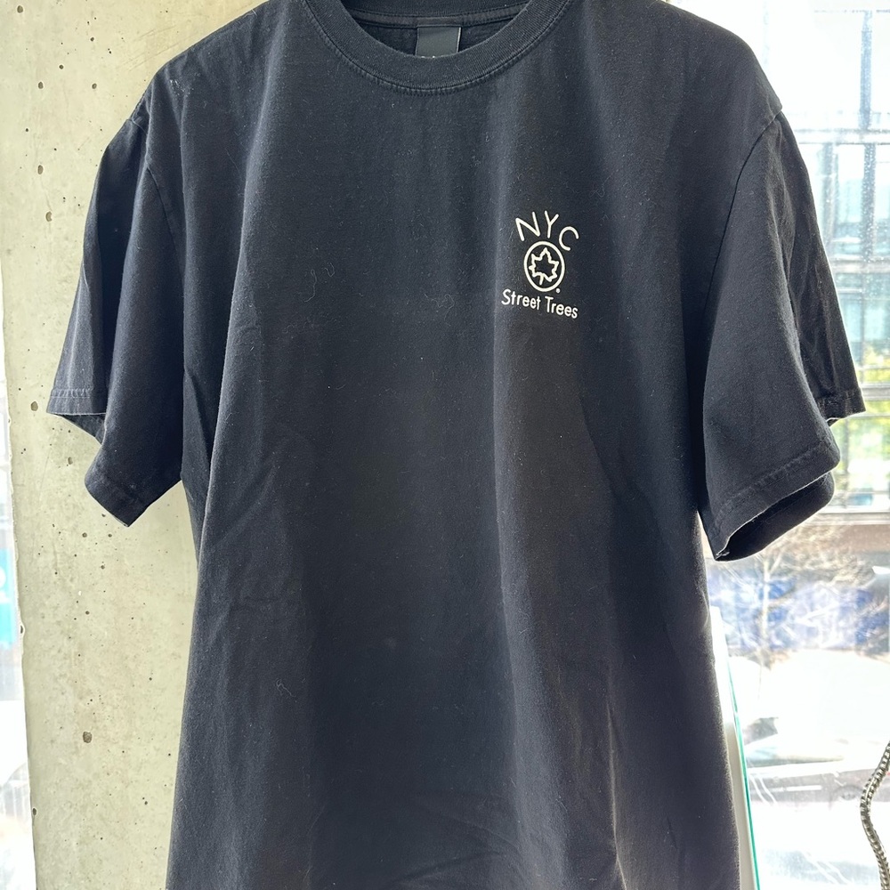 Only NY - NYC Street Trees Black T-Shirt, size XL